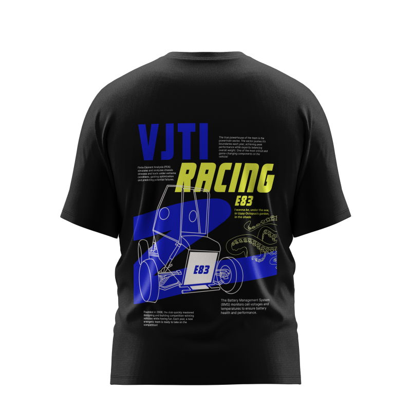 VJTI | 2025 updated GENERAL Racing | Oversized Tshirt