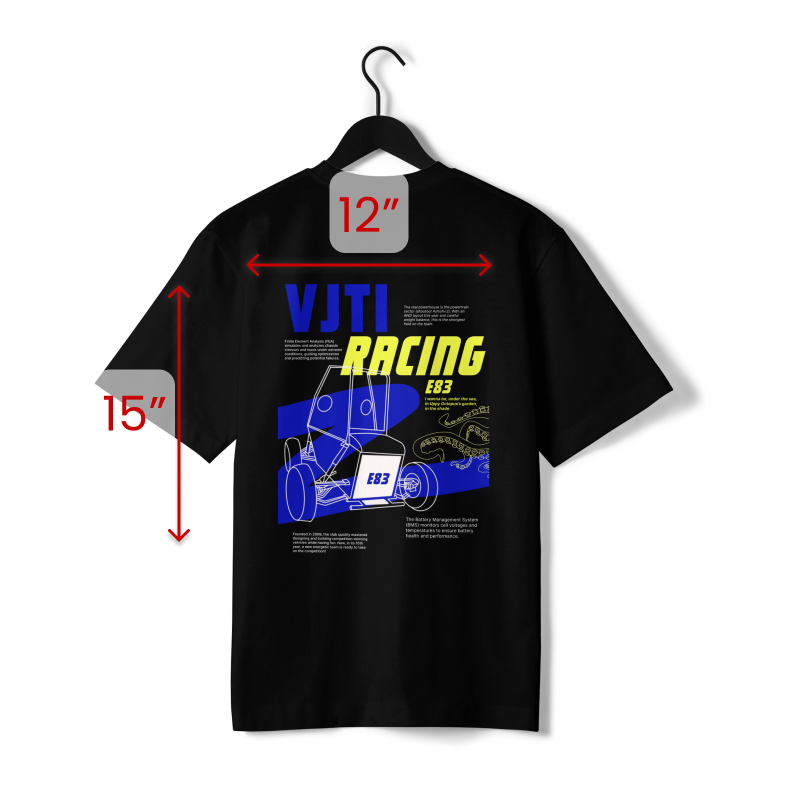 VJTI | 2025 updated | GENERAL Racing | Regular Tshirt