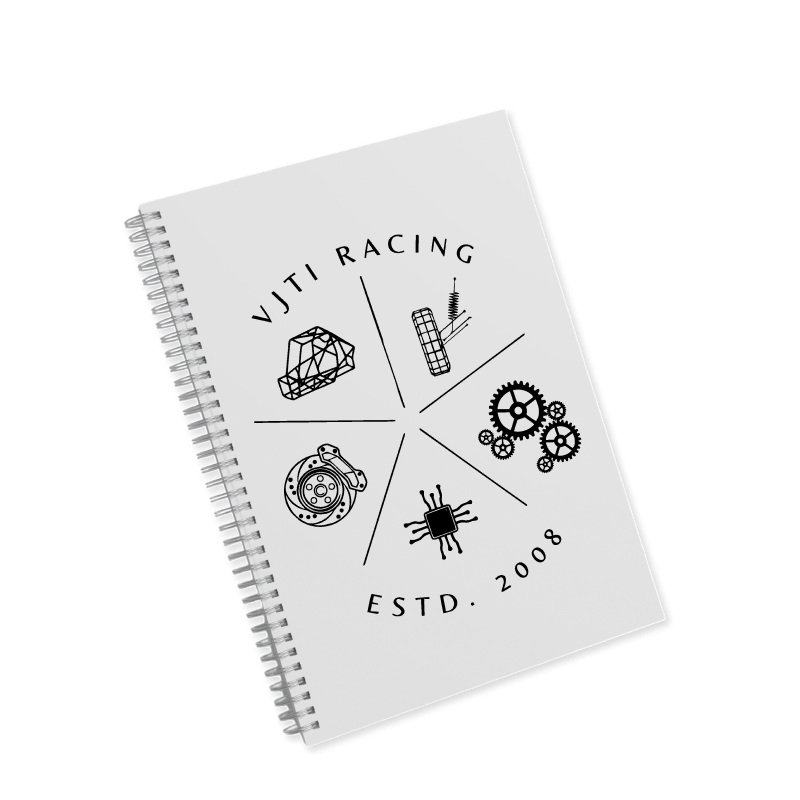 VJTI Racing | Notepad | 120 Pages