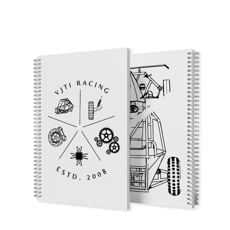 VJTI Racing | Notepad | 120 Pages