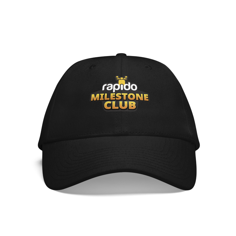 Rapido | Milestone Club | Embroidery Baseball Cap