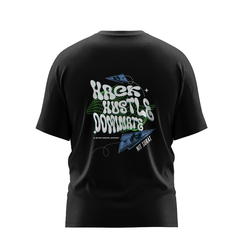 NIT Surat | Hack Hustle | Oversized Tshirt