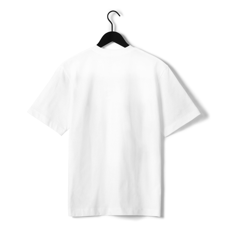 Stake Boat | White Classic Logo | Round Neck Tshirt