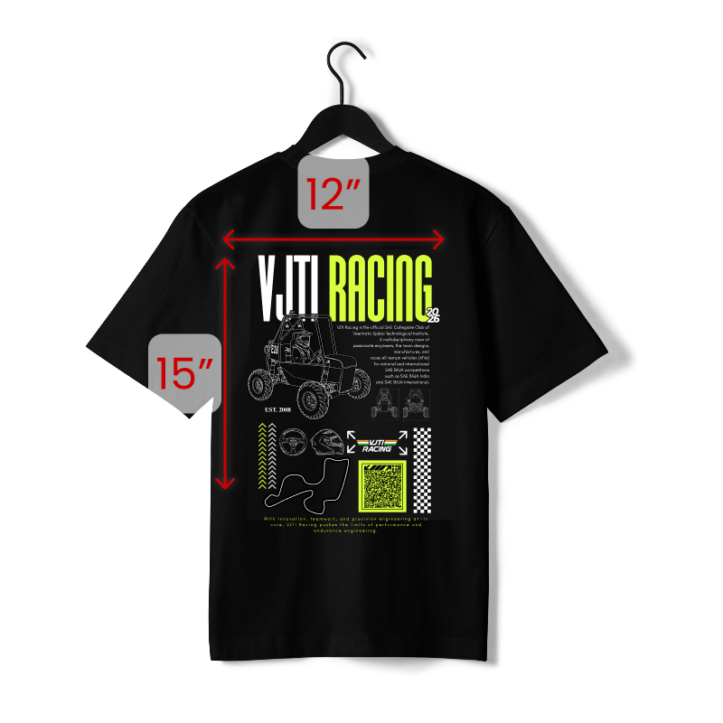 VJTI | 2026 |Official Racing | Regular Tshirt
