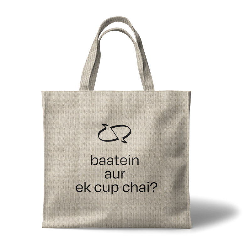 NID | Baatein aur ek cup chai| Tote Bag