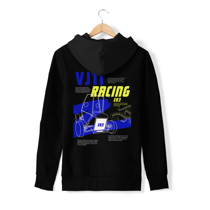 VJTI | 2025 updated GENERAL Racing | Hoodie With Zipper