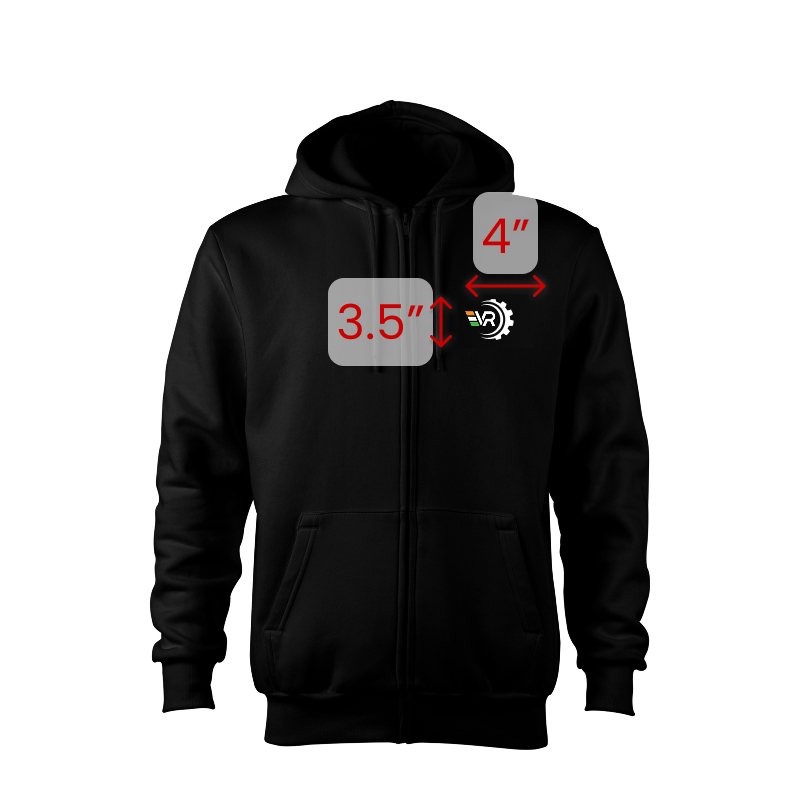 VJTI | 2026 GENERAL Racing | Hoodie With Zipper